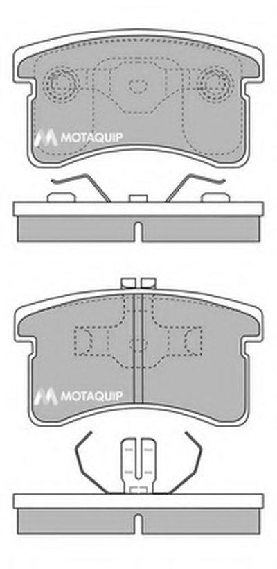 Комплект тормозных колодок, дисковый тормоз MOTAQUIP купить