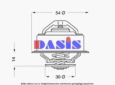 Термостат, охлаждающая жидкость AKS DASIS купить
