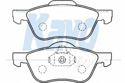 Комплект тормозных колодок, дисковый тормоз MK KASHIYAMA KAVO PARTS купить