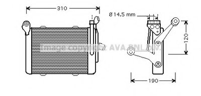 масляный радиатор, двигательное масло AVA QUALITY COOLING купить