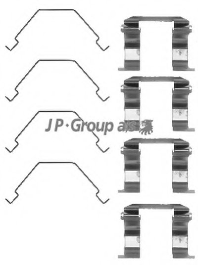 Комплектующие, колодки дискового тормоза QH JP GROUP купить