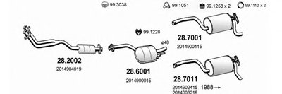 Система выпуска ОГ ASSO купить