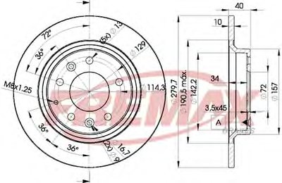 Тормозной диск Premium Carbon + FREMAX купить