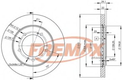 Тормозной диск Premium Carbon + FREMAX купить