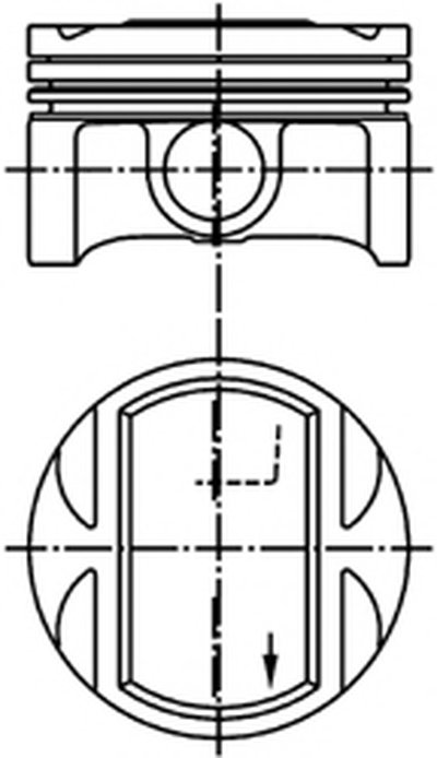 Поршень KOLBENSCHMIDT купить