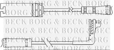 Сигнализатор, износ тормозных колодок BORG & BECK купить