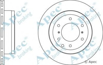 Тормозной диск APEC braking купить