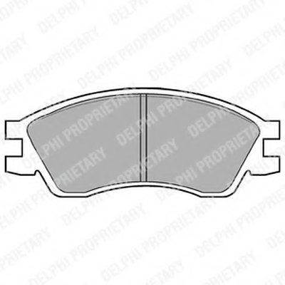 Комплект тормозных колодок, дисковый тормоз DELPHI купить