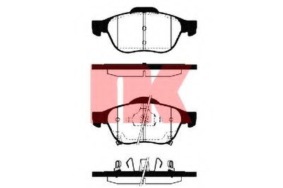 Комплект тормозных колодок, дисковый тормоз NK купить