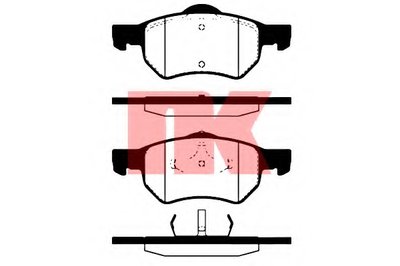 Комплект тормозных колодок, дисковый тормоз NK купить