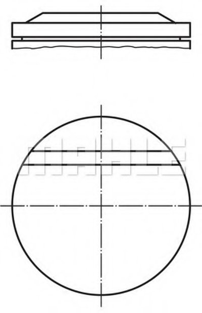 Поршень MAHLE ORIGINAL купить