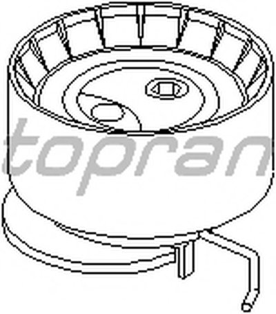 Натяжной ролик, ремень ГРМ TOPRAN купить