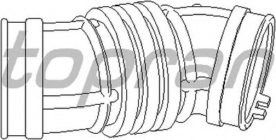 Рукав воздухозаборника, воздушный фильтр TOPRAN купить