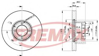 Тормозной диск Premium Carbon + FREMAX купить