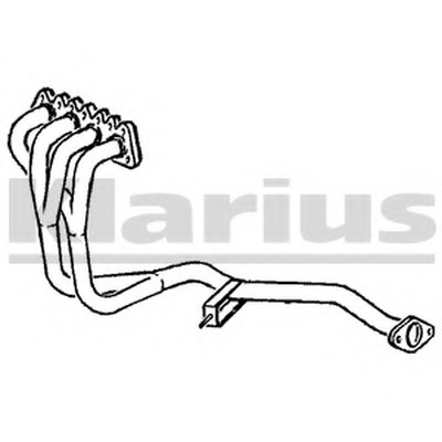 Труба выхлопного газа KLARIUS купить
