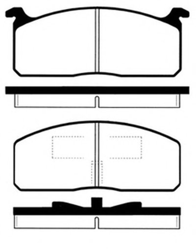 Комплект тормозных колодок, дисковый тормоз IPS Parts IPS Parts купить