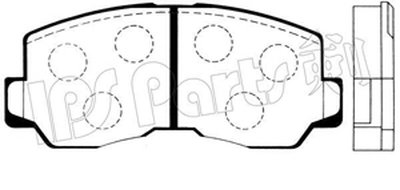 Комплект тормозных колодок, дисковый тормоз IPS Parts IPS Parts купить