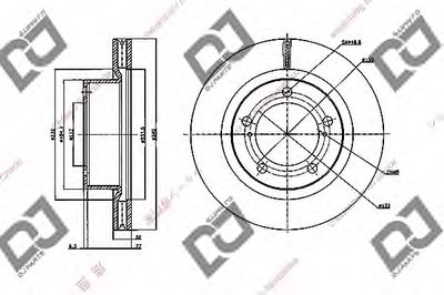 Тормозной диск DJ PARTS купить