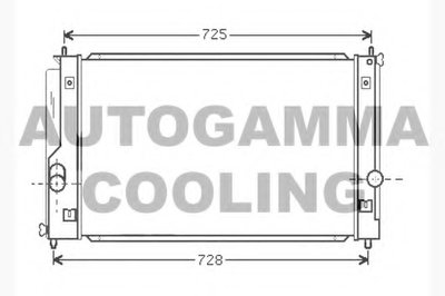Радиатор, охлаждение двигателя AUTOGAMMA купить