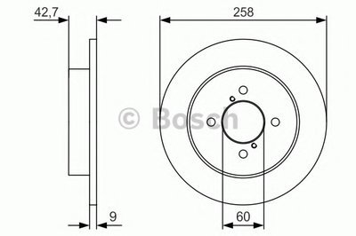 Тормозной диск BOSCH купить