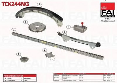 Комплект цепи привода распредвала FAI AutoParts купить