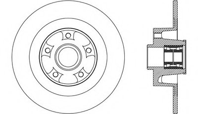 Тормозной диск ADAPTIVE OPEN PARTS купить