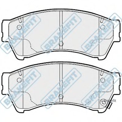 Комплект тормозных колодок, дисковый тормоз Brake Fit APEC braking купить