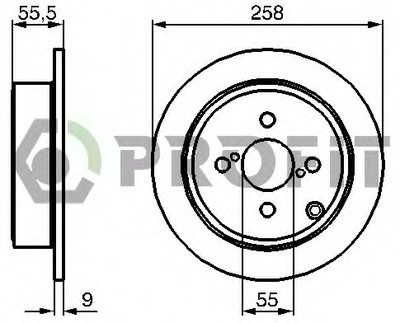 Тормозной диск PROFIT купить