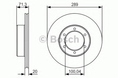 Тормозной диск BOSCH купить