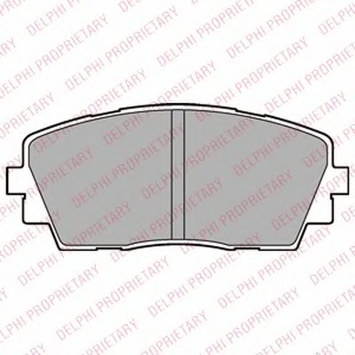 Комплект тормозных колодок, дисковый тормоз DELPHI купить
