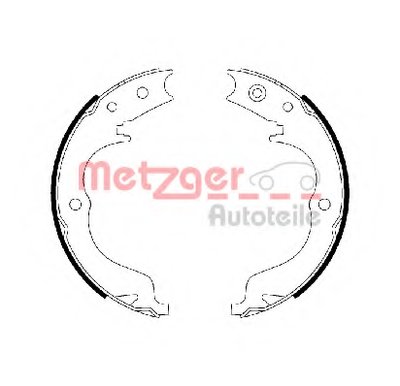 Комплект тормозных колодок, стояночная тормозная система METZGER купить