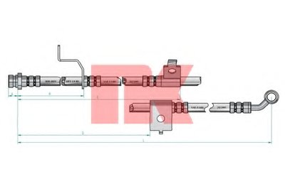 Тормозной шланг NK купить