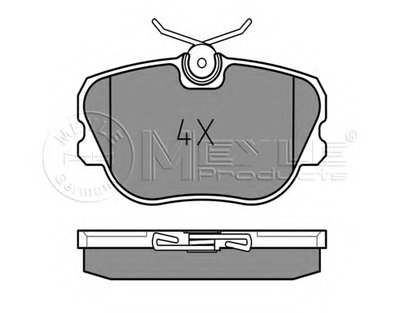 Комплект тормозных колодок, дисковый тормоз MEYLE купить