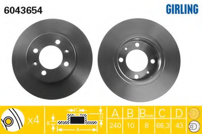 Тормозной диск GIRLING купить