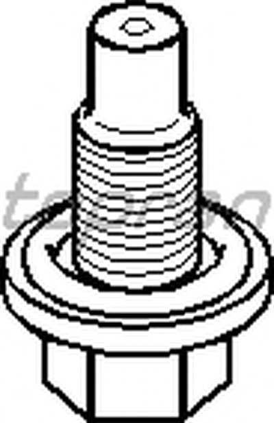 Резьбовая пробка, масляный поддон TOPRAN купить