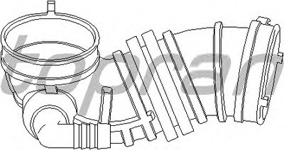 Рукав воздухозаборника, воздушный фильтр TOPRAN купить
