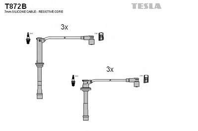 Комплект проводов зажигания TESLA Купить