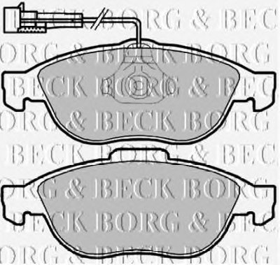 Комплект тормозных колодок, дисковый тормоз BORG & BECK купить