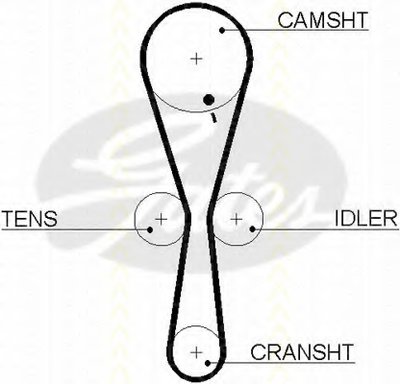 Ремень ГРМ TRISCAN купить