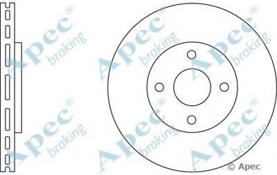 Тормозной диск APEC braking купить