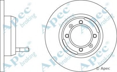 Тормозной диск APEC braking купить