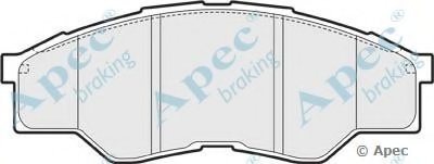 Комплект тормозных колодок, дисковый тормоз APEC braking купить