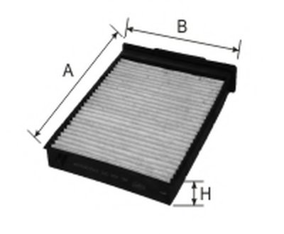 Фильтр, воздух во внутренном пространстве Cabin filter (Charcoal) for RENAULT GOODWILL купить
