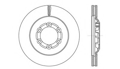 Тормозной диск ADAPTIVE OPEN PARTS купить