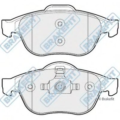 Комплект тормозных колодок, дисковый тормоз Brake Fit APEC braking купить