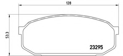 Комплект тормозных колодок, дисковый тормоз BREMBO купить