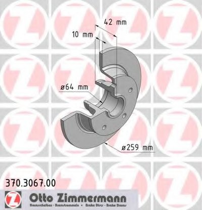 Тормозной диск ZIMMERMANN купить