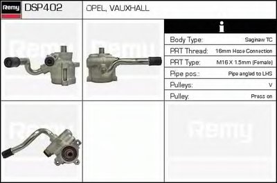 Гидравлический насос, рулевое управление Remanufactured REMY (Multiline) DELCO REMY купить