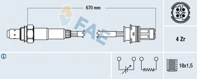 Лямда-зонд FAE купить