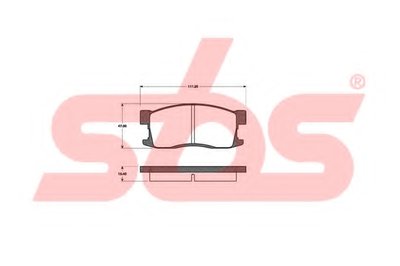 Комплект тормозных колодок, дисковый тормоз sbs купить